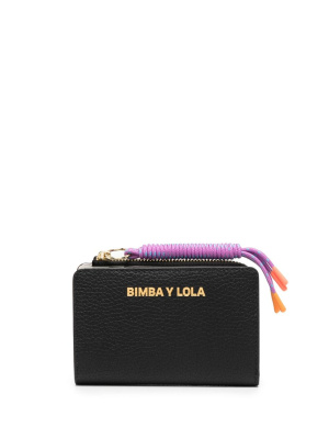 

Debossed-logo leather wallet, Bimba y Lola Debossed-logo leather wallet
