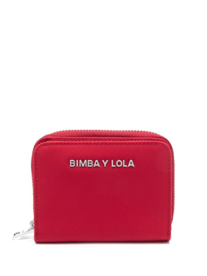 

Logo-lettering folded wallet, Bimba y Lola Logo-lettering folded wallet