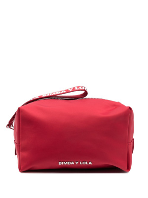 

Logo-lettering make-up bag, Bimba y Lola Logo-lettering make-up bag