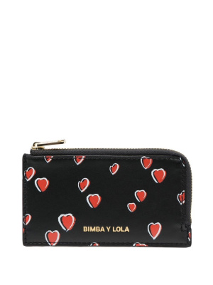 

Small Hearts rectangular coin purse, Bimba y Lola Small Hearts rectangular coin purse