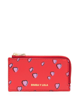

Small Hearts rectangular coin purse, Bimba y Lola Small Hearts rectangular coin purse