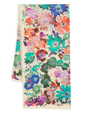 

Watercolour floral shawl, Bimba y Lola Watercolour floral shawl