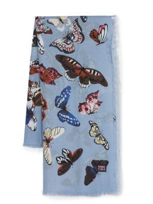 

Graphic-print modal scarf, Bimba y Lola Graphic-print modal scarf