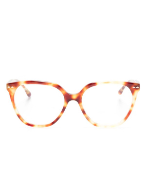 

Tortoiseshell round-frame glasses, Isabel Marant Eyewear Tortoiseshell round-frame glasses