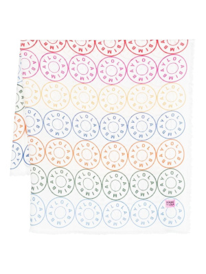 

Logo-print modal scarf, Bimba y Lola Logo-print modal scarf