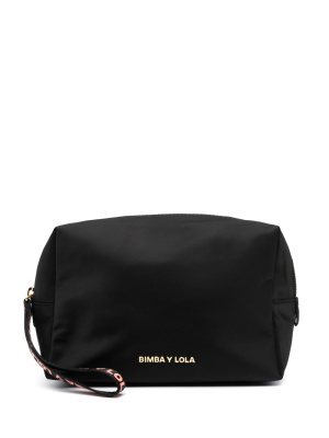 

Medium logo-plaque make-up bag, Bimba y Lola Medium logo-plaque make-up bag