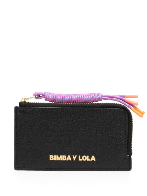 

Mini debossed-logo leather purse, Bimba y Lola Mini debossed-logo leather purse