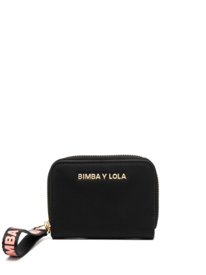 

Logo-lettering zipped purse, Bimba y Lola Logo-lettering zipped purse