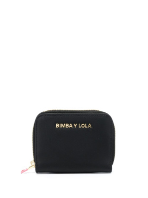 

Logo-plaque zipped wallet, Bimba y Lola Logo-plaque zipped wallet