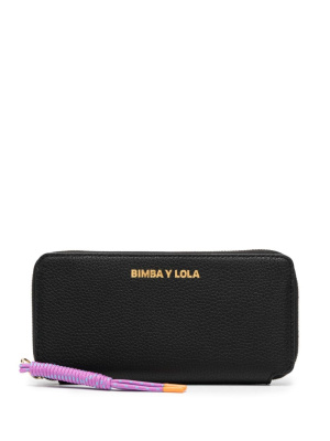 

Debossed-logo leather wallet, Bimba y Lola Debossed-logo leather wallet