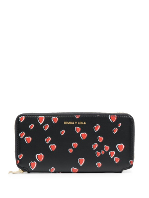 

Small Hearts leather wallet, Bimba y Lola Small Hearts leather wallet