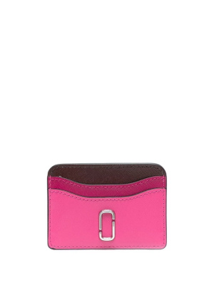 

Logo-plaque leather cardholder, Marc Jacobs Logo-plaque leather cardholder