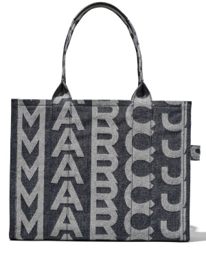 

Large The Monogram denim tote, Marc Jacobs Large The Monogram denim tote