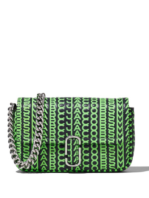 

J Marc logo-print leather shoulder bag, Marc Jacobs J Marc logo-print leather shoulder bag