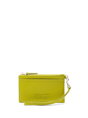 

Leather embossed logo wristlet wallet, Marc Jacobs Leather embossed logo wristlet wallet
