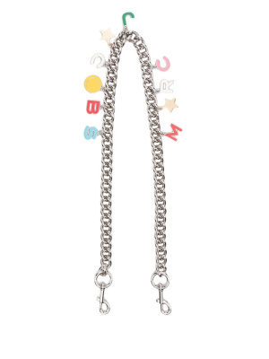 

Charm-detail chain-link bag strap, Marc Jacobs Charm-detail chain-link bag strap