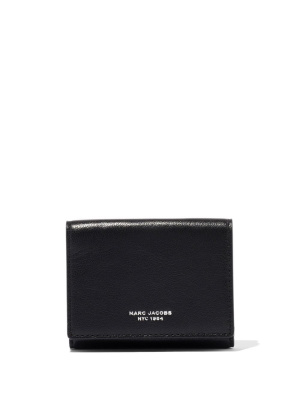 

Engraved-logo tri-fold wallet, Marc Jacobs Engraved-logo tri-fold wallet