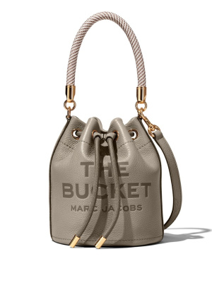 

Debossed-logo leather bucket bag, Marc Jacobs Debossed-logo leather bucket bag