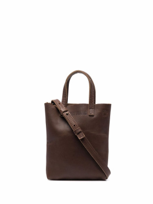 

Logo-embossed mini tote bag, Uma Wang Logo-embossed mini tote bag