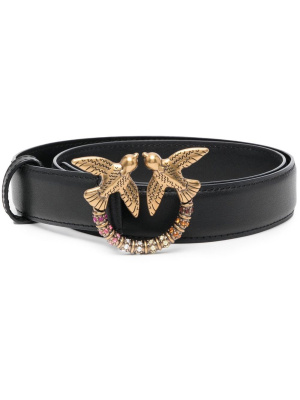 

Crystal-embellished logo belt, PINKO Crystal-embellished logo belt