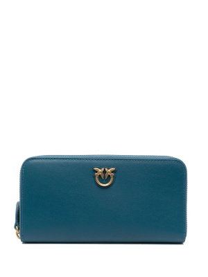 

Logo-plaque zip wallet, PINKO Logo-plaque zip wallet