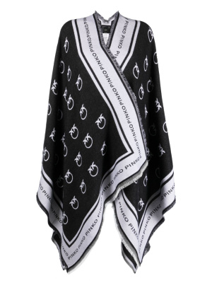 

Matrice monogram-pattern scarf, PINKO Matrice monogram-pattern scarf