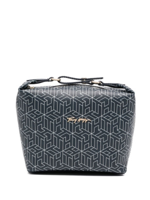 

Iconic logo-print wash bag, Tommy Hilfiger Iconic logo-print wash bag