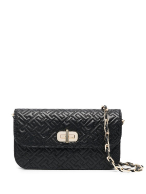 

Monogram-pattern quilted crossbody-bag, Tommy Hilfiger Monogram-pattern quilted crossbody-bag