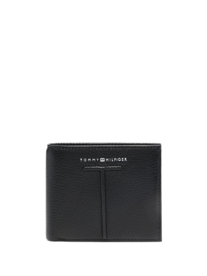 

Logo-embossed leather wallet, Tommy Hilfiger Logo-embossed leather wallet