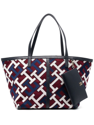 

Monogram-print tote bag, Tommy Hilfiger Monogram-print tote bag