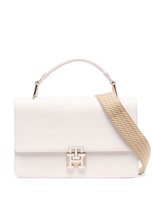 

Fold over logo clasp tote bag, Tommy Hilfiger Fold over logo clasp tote bag