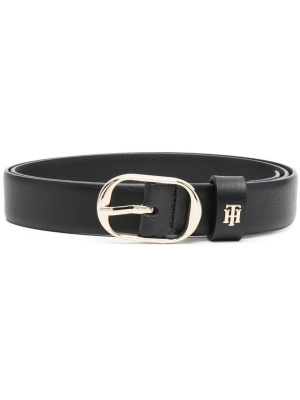

Logo-plaque leather belt, Tommy Hilfiger Logo-plaque leather belt