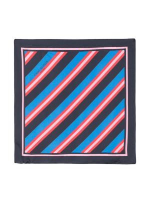 

Striped silk scarf, Tommy Hilfiger Striped silk scarf