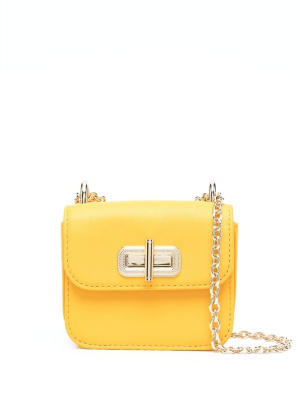 

Chain-link leather mini bag, Tommy Hilfiger Chain-link leather mini bag