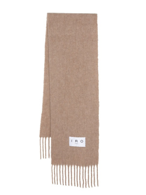 

Fringe-edge brushed scarf, IRO Fringe-edge brushed scarf