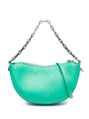 

Logo-stamp leather shoulder bag, IRO Logo-stamp leather shoulder bag