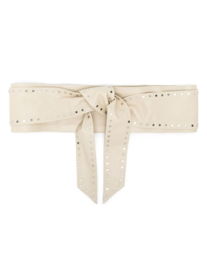 

Neraday stud-embellished leather belt, IRO Neraday stud-embellished leather belt