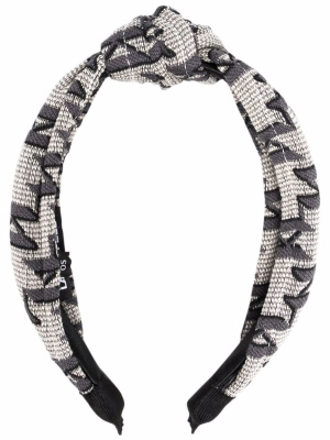 

Monogram jacquard headband, Karl Lagerfeld Monogram jacquard headband
