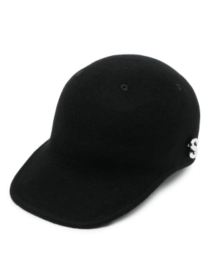 

Logo-appliqué wool cap, Sacai Logo-appliqué wool cap