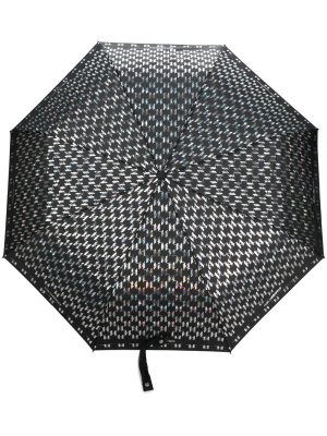 

K/Monogram iridescent umbrella, Karl Lagerfeld K/Monogram iridescent umbrella