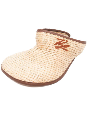 

Embroidered-logo raffia cap, Karl Lagerfeld Embroidered-logo raffia cap