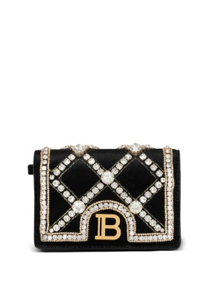 

B-Buzz crystal-embellished wallet, Balmain B-Buzz crystal-embellished wallet