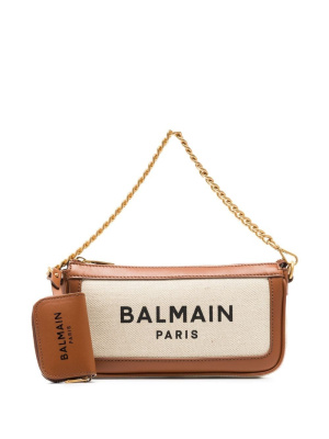 

B-Army logo-print shoulder bag, Balmain B-Army logo-print shoulder bag