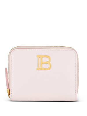 

Logo-plaque leather wallet, Balmain Logo-plaque leather wallet