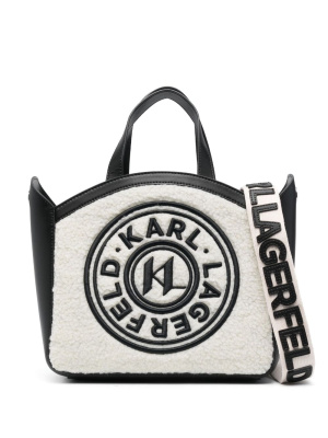 

K/Circle leather tote bag, Karl Lagerfeld K/Circle leather tote bag
