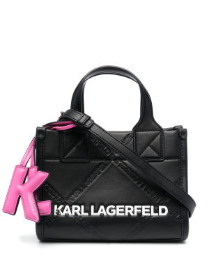 

K/Skuare embossed tote bag, Karl Lagerfeld K/Skuare embossed tote bag