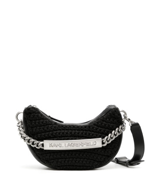 

K/Id leather shoulder bag, Karl Lagerfeld K/Id leather shoulder bag