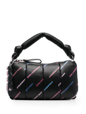 

K/Knotted padded shoulder bag, Karl Lagerfeld K/Knotted padded shoulder bag