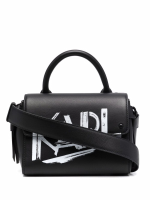

K/Ikon logo-painted tote bag, Karl Lagerfeld K/Ikon logo-painted tote bag