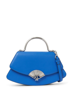 

Archive Fan leather crossbody bag, Karl Lagerfeld Archive Fan leather crossbody bag